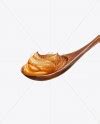 Download Wooden Spoon With Sweet Orange Potatoe Puree